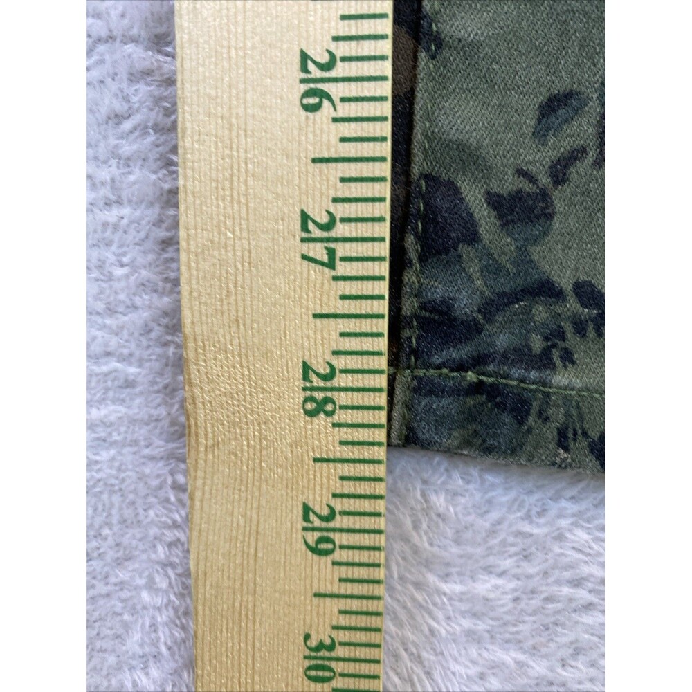 Denim 24/7 Floral Camo Jeans Women's 14w green - Picture 6 of 9